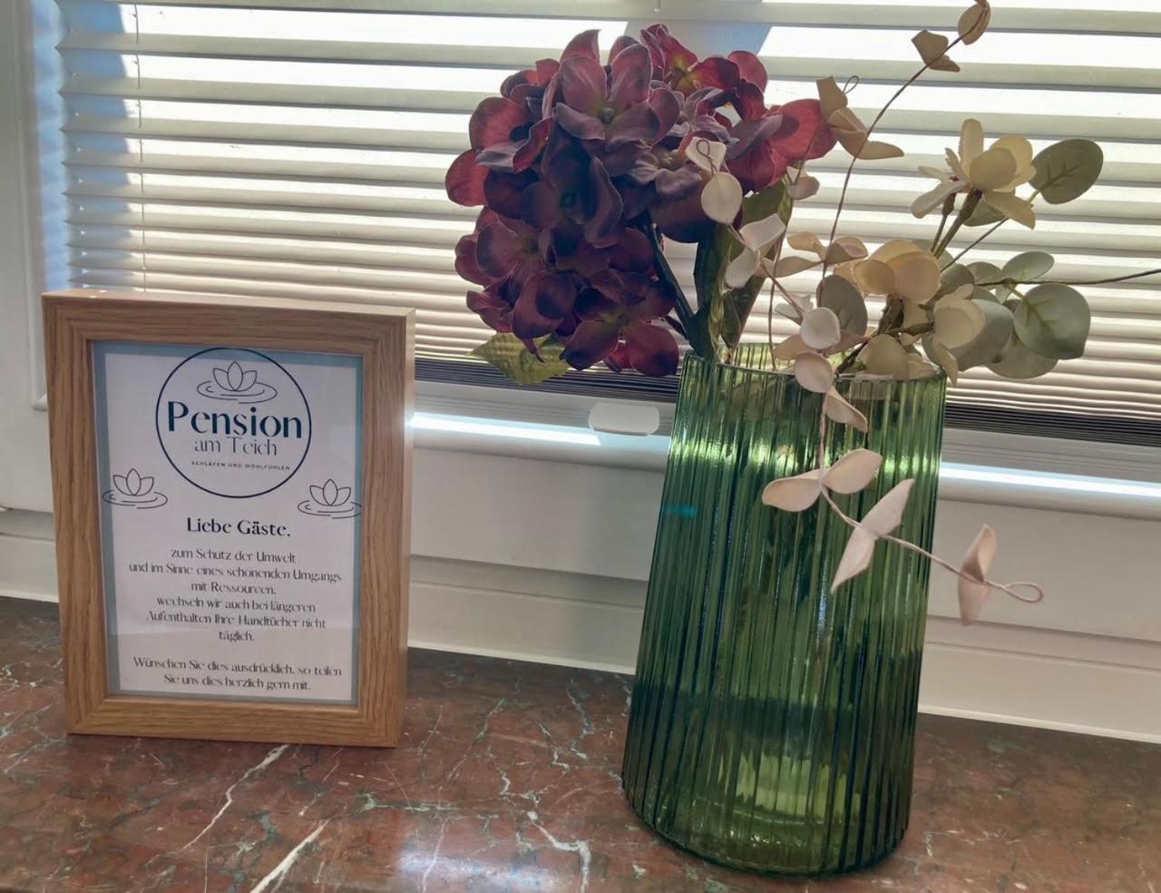 Pension Und Ferienwohnung Am Teich シュライツ エクステリア 写真
